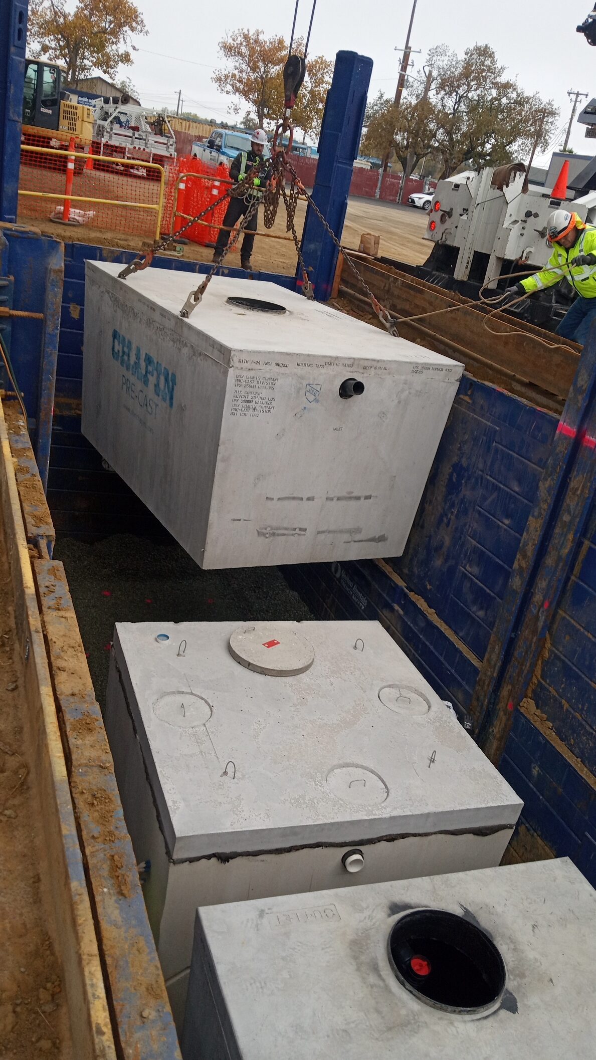PG&E Solano County Hoot septic system detail view December 2025