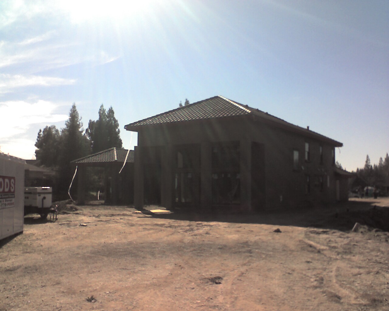Property before Hoot septic system installation Orangevale California