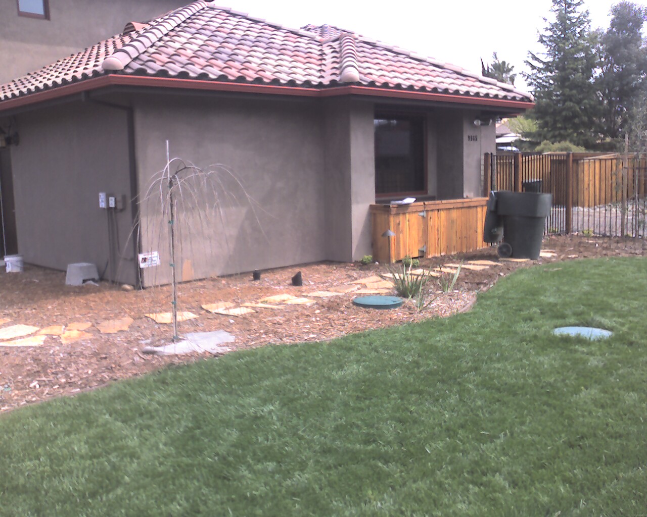Hoot septic system installation in progress Orangevale California