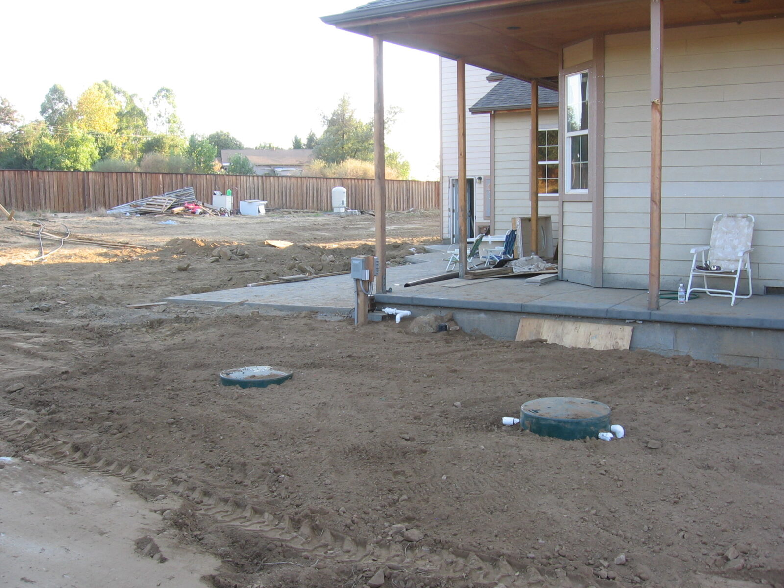 Completed Hoot septic installation Ophir California first Hoot in CA