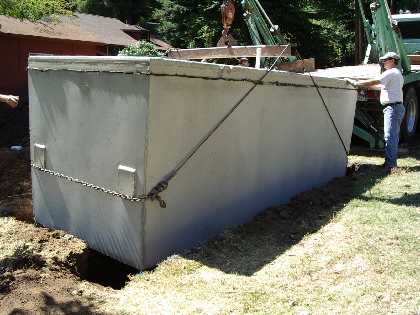 Hoot H600 septic system installation Gold Country Wildlife Rescue Auburn California