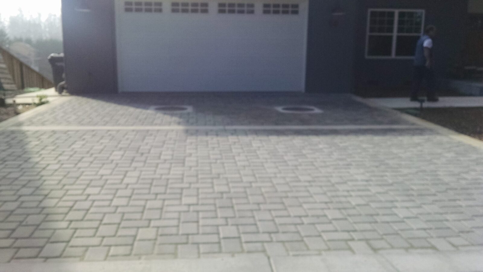 Traffic-rated Hoot septic system installed under driveway Santa Cruz California